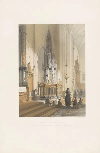 Tabernacle in St James's church, Louvain by François Stroobant, 1852 - 1878 — digital art print download