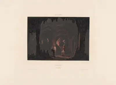 Кюрасао. Пещера Хато by Жерар Вордуин, 1860-1862 — digital art print download