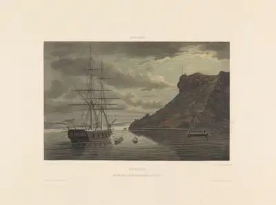 Кюрасао. Форт Нассау и часть Шоттегата by Жерар Вордуин, 1860-1862 — digital art print download