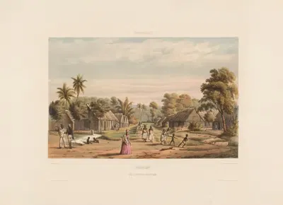 Суринам. Плантация рабов by Жерар Вордуин, 1860-1862 — digital art print download