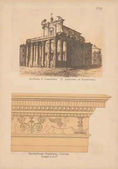 Церковь Святого Лаврентия (Т. Антонина и Фаустины) by Кристоф Зиглер, 1882 — digital art print download