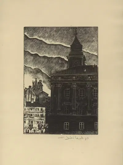 Plac Zamkowy by Тадеуш Чешлевский, 1930 — digital art print download
