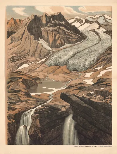Ледник by Лео Кайнради, 1907 — digital art print download