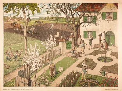 Spring by Leo Kainradi, 1904 — digital art print download