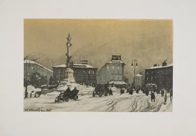 Wołoska Cerkiew by Odo Dobrowolski, 1915 — digital art print download