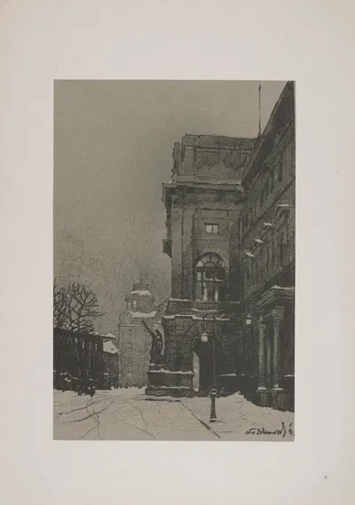 Kościół OO.Bernardynów by Odo Dobrowolski, 1915 — digital art print download