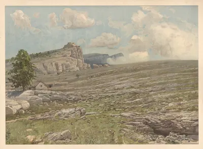 Горы Яйла (Крым) by Аркадий Афанасьевич Чумаков, 1910 — digital art print download