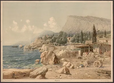 Крым by Аркадий Афанасьевич Чумаков, 1905 — digital art print download