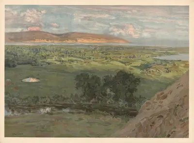 Волга и Жигули by Аркадий Афанасьевич Чумаков, 1910 — digital art print download