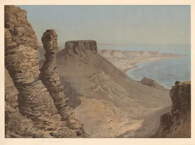 Плато Устюрт (рядом с Аральским морем) by Аркадий Афанасьевич Чумаков, 1910 — digital art print download