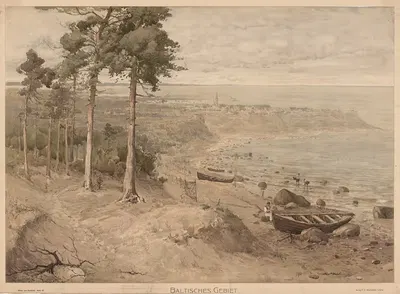 Балтийский регион by Аркадий Афанасьевич Чумаков, 1908 — digital art print download