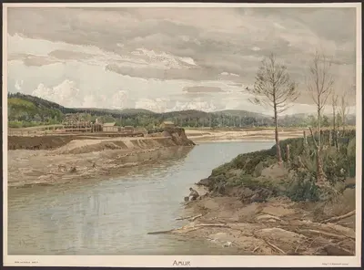 Амур by Аркадий Афанасьевич Чумаков, 1905 — digital art print download