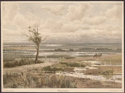 Полесье by Аркадий Афанасьевич Чумаков, 1906 — digital art print download