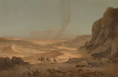 Пустыня by Карл Хаш, 1890 — digital art print download