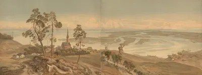 Щецинская лагуна by Эд Хёльцель, 1890 — digital art print download