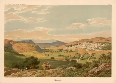 Назарет by Эдмунд фон Вёрндле, 1900 — digital art print download