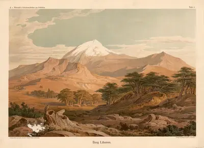 Гора Ливан by Эдмунд фон Вёрндле, 1900 — digital art print download