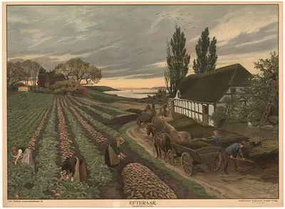 Efteraar by Emil Krause, 1904 — digital art print download
