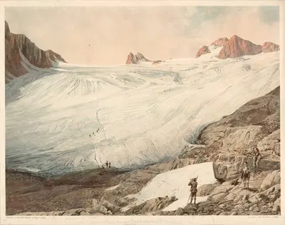 Hoher Dachstein by Erwin Pendl, 1890 — digital art print download