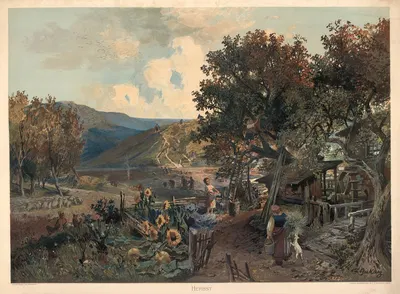 Autumn by Franz Bukacz, 1911 — digital art print download