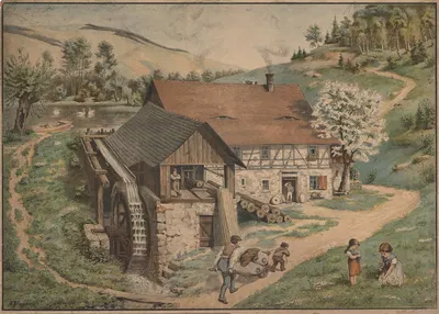 Spring by H. Kempter, 1890 — digital art print download