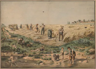Лето by Х. Кемптер, 1890 — digital art print download