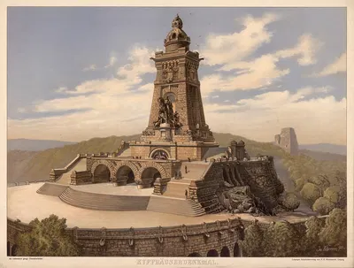 Kyffhäuserdenkmal by Josef Klemm — digital art print download