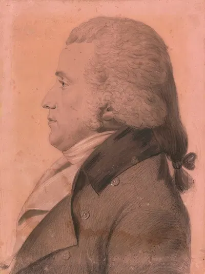 William Hill Wells by Charles Balthazar Julien Févret de Saint-Mémin, 1798 — digital art print download