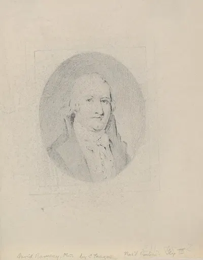 David Ramsay by Чарльз Фрейзер, c. 1835 — digital art print download
