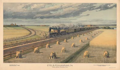 Etela-Pohjanmaalta (Från Södra Österbotten) by Kustaa Heikkilä, 1904 — digital art print download