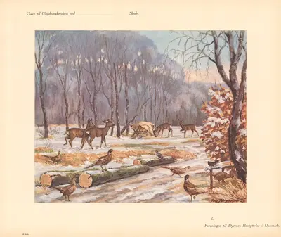Февраль by Пуль Кристиан Йоргенсен, 1935 — digital art print download