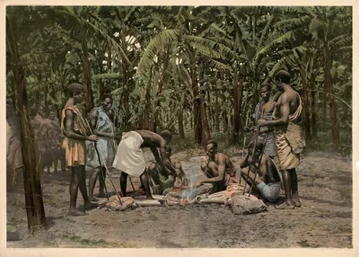 Кузницы ангольцев на Килиманджаро by Р. Войтлендер, 1911 — digital art print download