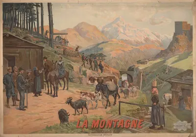 Гора by Реймонд де ла Незиер, 1900 — digital art print download