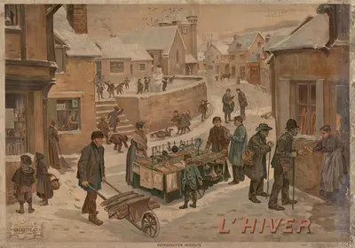 Зима by Реймонд де ла Незиер, 1900 — digital art print download
