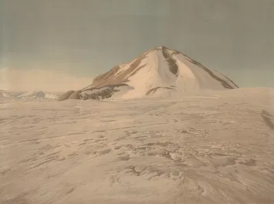 Антарктический пейзаж на Гауссберге by Рудольф Решрайтер, 1890 — digital art print download