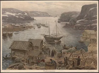 Берег Мурманска by Сергей Иванович Ягужинский, 1905 — digital art print download