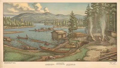 Кайнуста – Из Квянланда by Вихтори Юлинен, 1912 — digital art print download