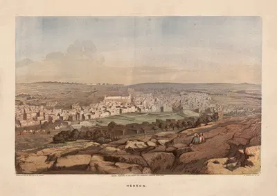 Hebron by Albert Augustus Isaacs, 1870 — digital art print download
