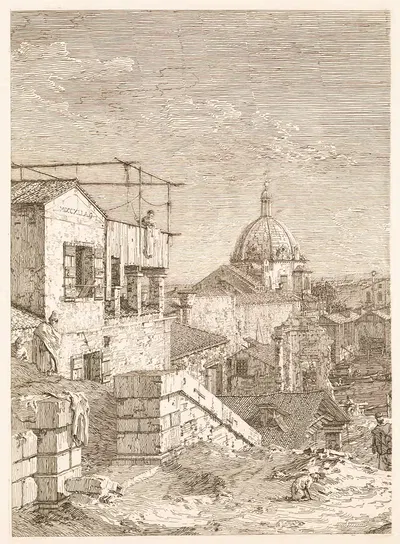 Дом с надписью by Антонио Каналетто, 1735–1746 — digital art print download