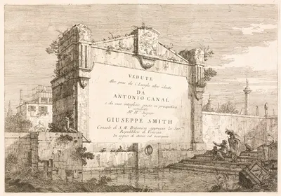 Виды – титульная страница by Антонио Каналетто, 1735–1746 — digital art print download