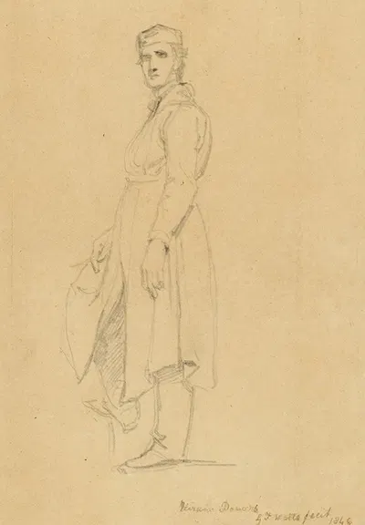 Hiram Powers by Джордж Фредерик Уоттс, 1846 — digital art print download