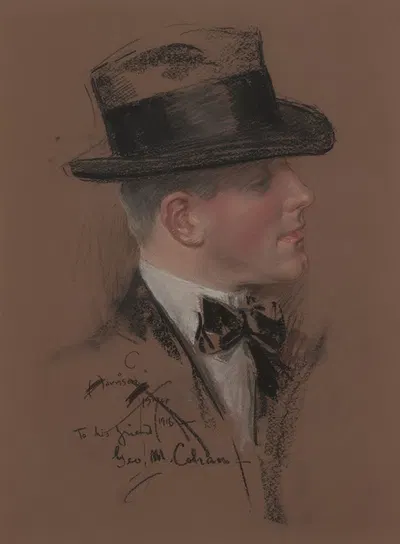 George Michael Cohan by Харрисон Фишер, 1916 — digital art print download