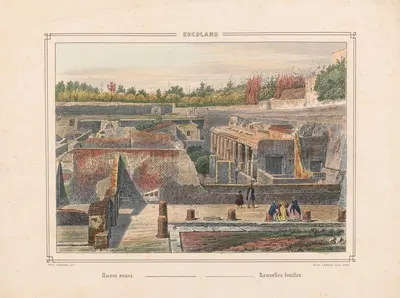 Эрколано. Новые раскопки. Новые раскопки by Джакомо Ленги, 1840-1870 — digital art print download