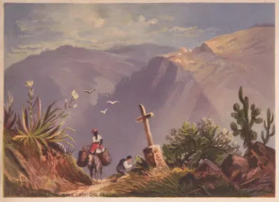 In the mountains, near Trinidad de Cuba by Granville Perkins, 1874 — digital art print download