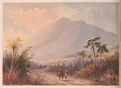 Тринидад на Кубе by Гранвилл Перкинс, 1874 — digital art print download