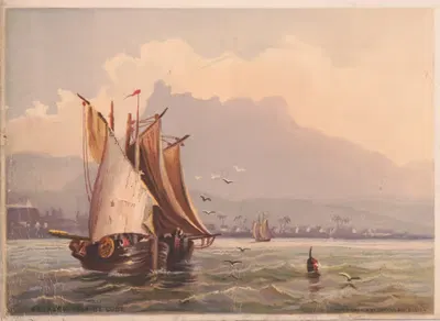 Баракоа, остров Куба by Гранвилл Перкинс, 1874 — digital art print download