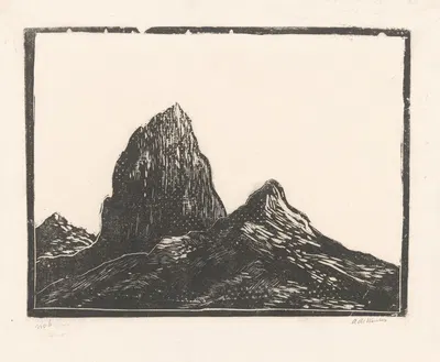 Bergtoppen by Janus de Winter — digital art print download