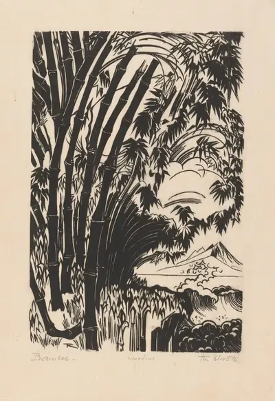 Бамбук by Иоганнес Фредерик Энгельберт тен Клоостер, 1920 — digital art print download