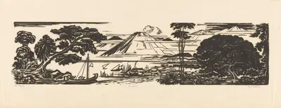 Залив by Иоганнес Фредерик Энгельберт тен Клоостер, 1920 — digital art print download