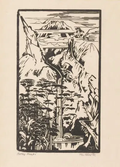 Склон Мерапи by Иоганнес Фредерик Энгельберт тен Клоостер, 1919 — digital art print download